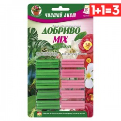 Удобрение длительного действия «Чистый лист» MIX в палочках 30 шт