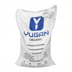 Гранулированный куриный помет Yugan 20 кг