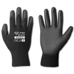 Рукавиці робочі садові Bradas PURE BLACK розмір 9 (L)