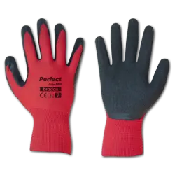 Рукавиці садові латексні Bradas PERFECT GRIP RED розмір 10 (XL)