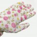 Садовые перчатки с полиуретановым покрытием Bradas PURE PRETTY размер 7 (S)