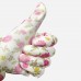 Садові рукавиці з поліуретановим покриттям Bradas PURE PRETTY розмір 7 (S)