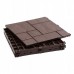 Модульное покрытие для террасы MultyHome Mosaic коричневое 30х30 см