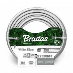 Армированный шланг для полива Bradas NTS WHITE SILVER 1/2" 20 м серый (WWS1/220)