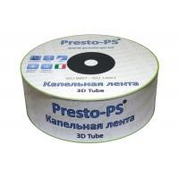 Капельная лента эмиттерная Presto-PS 3D Tube 7 mil 20 см 2,7 л/ч 2000 м