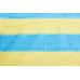 Сетка затеняющая желто-голубая KARATZIS 65% 2х50 м