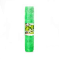 Пластиковая вольерная сетка зеленая Клевер 12х14 мм 1х100 м