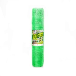 Пластиковая вольерная сетка зеленая Клевер 12х14 мм 1х100 м