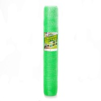 Пластикова вольєрна сітка зелена Клевер 12х14 мм 1,5х100 м