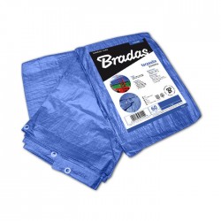 Тент тарпауліновий водонепроникний Bradas BLUE 60 г/м2 1,5х2 м