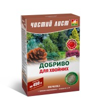 Мінеральне добриво «Чистий лист» для хвойних рослин 300 г