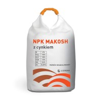 Комплексное минеральное удобрение с цинком NPK Makosh 500 кг (Luvena)